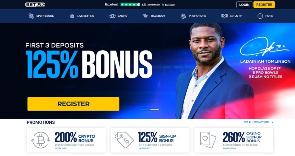 BetUS sportsbook platform offering expert insights, live odds, and top bonuses for New York Sports Betting fans.